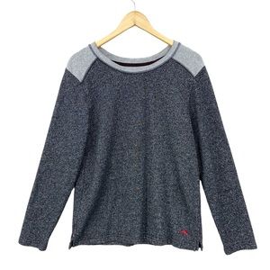 TOMMY BAHAMA Sweatshirt Pullover Cotton Blend Gray